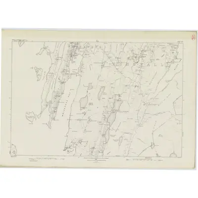 1878 Map of Shetland, Sheet LII, 1880 Print