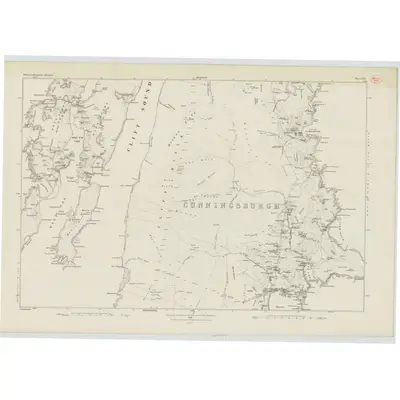 1878 Map of Shetland, Sheet LIX, 1882 Print