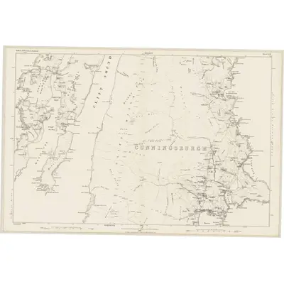1878 Map of Shetland, Sheet LIX, 1882 Print