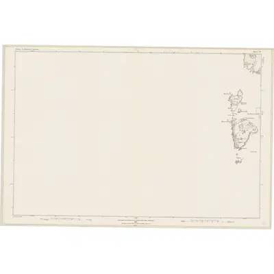 1877 Map of Shetland, Sheet LV, 1881 Print
