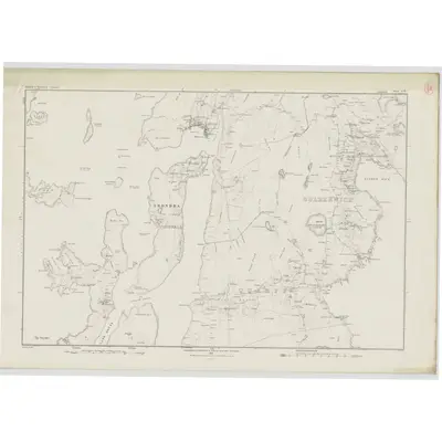 1878 Map of Shetland, Sheet LVI, 1881 Print