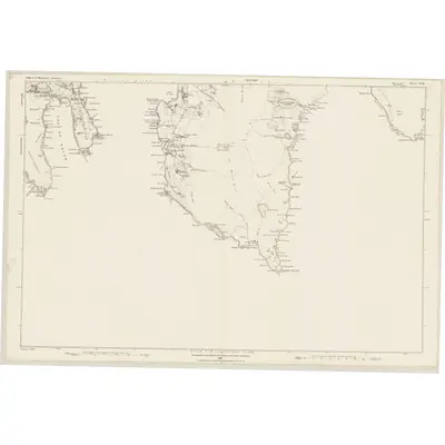 1878 Map of Shetland, Sheet LVII, 1881 Print