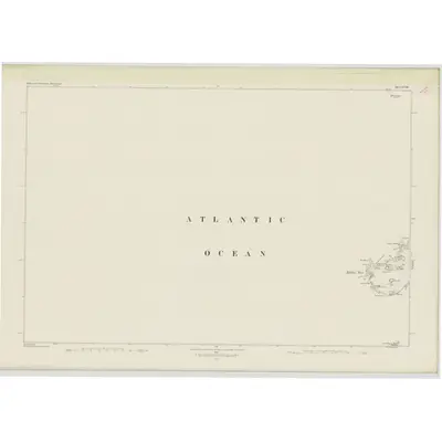 1878 Map of Shetland, Sheet LVIII, 1881 Print