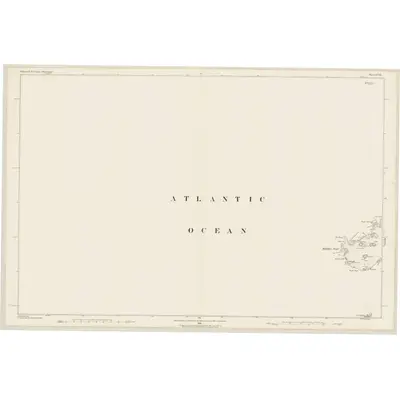 1878 Map of Shetland, Sheet LVIII, 1881 Print