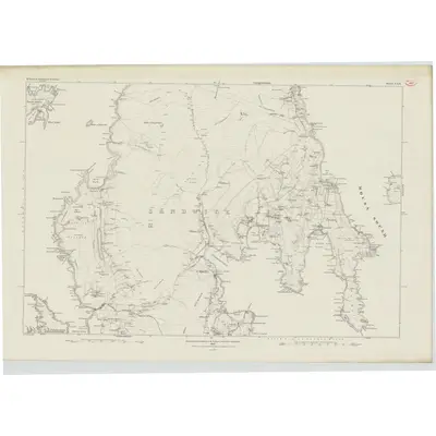 1878 Map of Shetland, Sheet LXII, 1882 Print