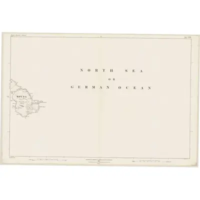 1877 Map of Shetland, Sheet LXIII, 1881 Print