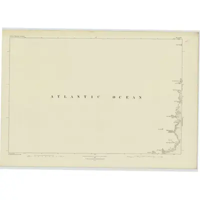 1878 Map of Shetland, Sheet LXIV, 1881 Print