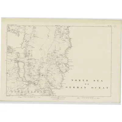1878 Map of Shetland, Sheet LXV, 1882 Print