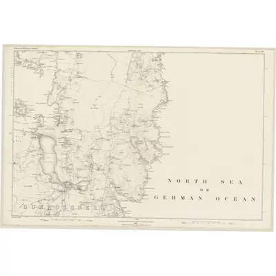 1878 Map of Shetland, Sheet LXV, 1882 Print