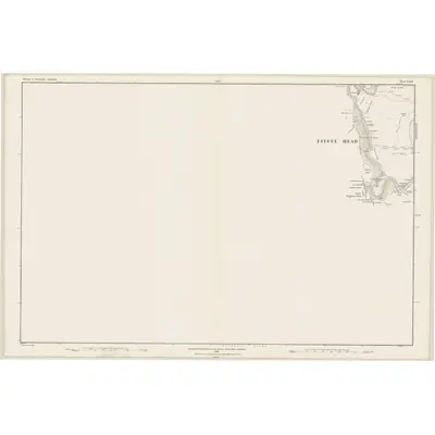 1877 Map of Shetland, Sheet LXVI, 1881 Print