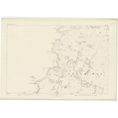 1878 Map of Shetland, Sheet XIV, 1880 Print
