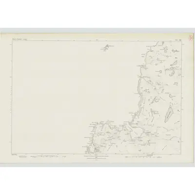 1878 Map of Shetland, Sheet XIX, 1880 Print
