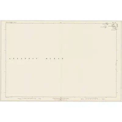 1877 Map of Shetland, Sheet XL, 1881 Print