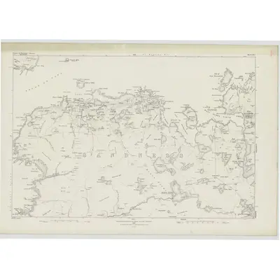 1878 Map of Shetland, Sheet XLI, 1882 Print