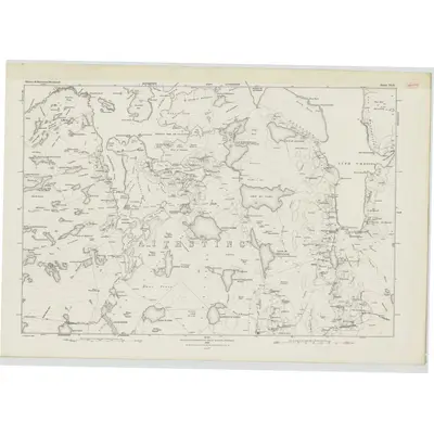 1878 Map of Shetland, Sheet XLII, 1882 Print