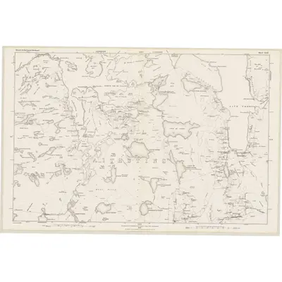 1878 Map of Shetland, Sheet XLII, 1882 Print