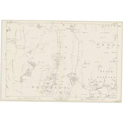 1878 Map of Shetland, Sheet XLIII, 1880 Print