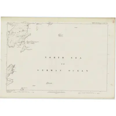 1877 Map of Shetland, Sheet XLIX, 1880 Print