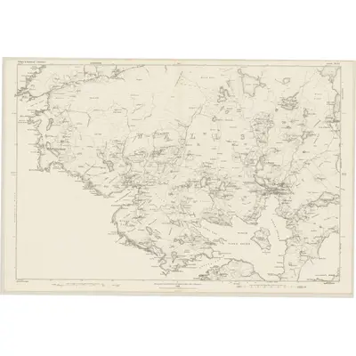 1878 Map of Shetland, Sheet XLVI, 1882 Print