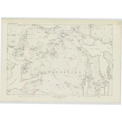 1878 Map of Shetland, Sheet XLVII, 1882 Print