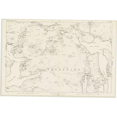 1878 Map of Shetland, Sheet XLVII, 1882 Print