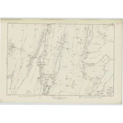 1878 Map of Shetland, Sheet XLVIII, 1881 Print