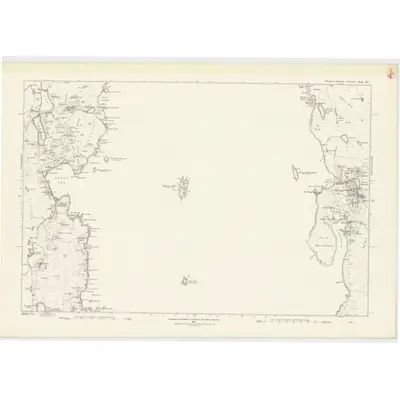 1878 Map of Shetland, Sheet XV, 1881 Print