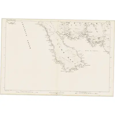 1878 Map of Shetland, Sheet XVII, 1882 Print