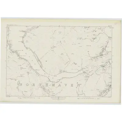 1878 Map of Shetland, Sheet XX, 1881 Print