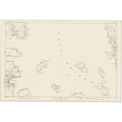 1877 Map of Shetland, Sheet XXI, 1881 Print