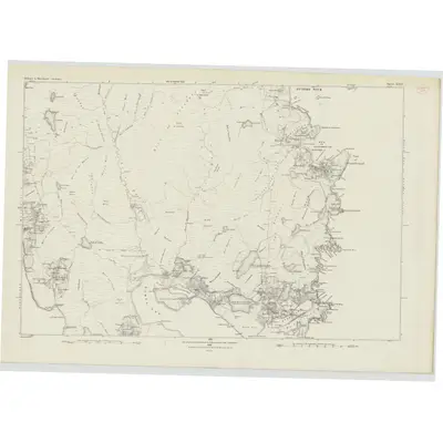 1878 Map of Shetland, Sheet XXII, 1882 Print
