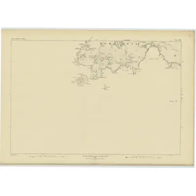 1878 Map of Shetland, Sheet XXIII, 1880 Print