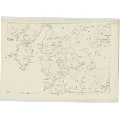 1878 Map of Shetland, Sheet XXIV, 1881 Print