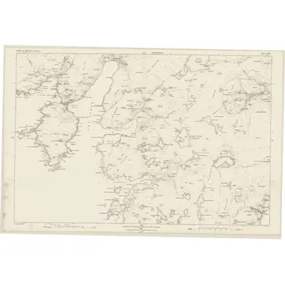 1878 Map of Shetland, Sheet XXIV, 1881 Print