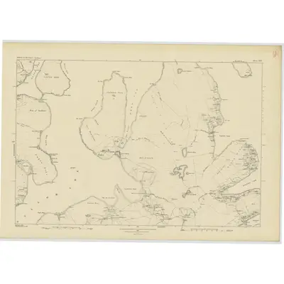 1878 Map of Shetland, Sheet XXV, 1881 Print