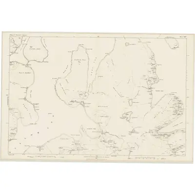 1878 Map of Shetland, Sheet XXV, 1881 Print