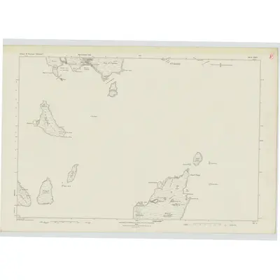 1877 Map of Shetland, Sheet XXVI, 1880 Print