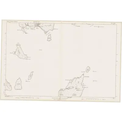 1877 Map of Shetland, Sheet XXVI, 1880 Print