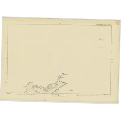 1878 Map of Shetland, Sheet XXXII, 1881 Print