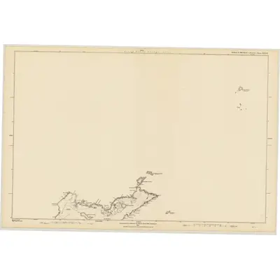 1878 Map of Shetland, Sheet XXXII, 1881 Print