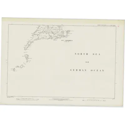 1877 Map of Shetland, Sheet XXXIII, 1880 Print