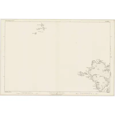 1878 Map of Shetland, Sheet XXXIV, 1881 Print