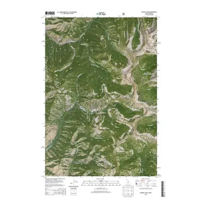 2013 Map of Shewag Lake, 2013 Print