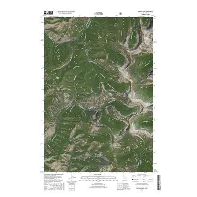 2017 Map of Shewag Lake, 2017 Print