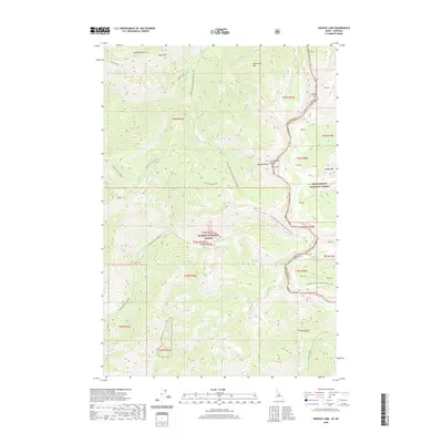 2020 Map of Shewag Lake, 2020 Print