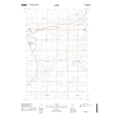 2018 Map of Sheyenne, 2018 Print