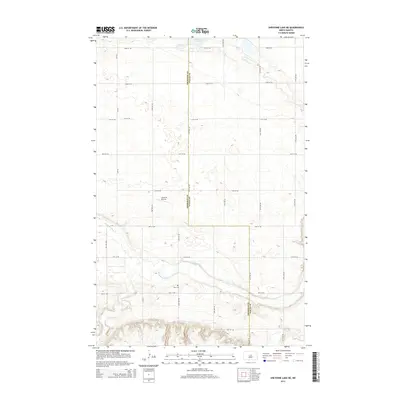 2014 Map of Sheyenne Lake NE, 2014 Print
