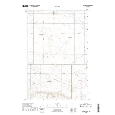 2018 Map of Sheyenne Lake NE, 2018 Print