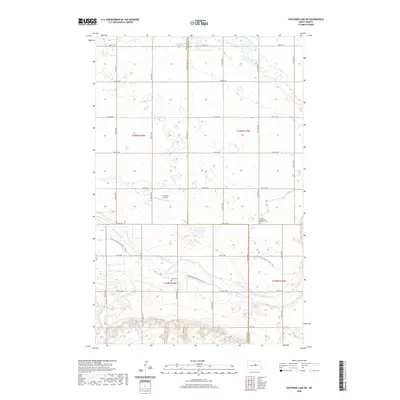 2020 Map of Sheyenne Lake NE, 2020 Print