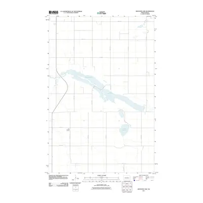 2011 Map of Sheyenne Lake, 2011 Print